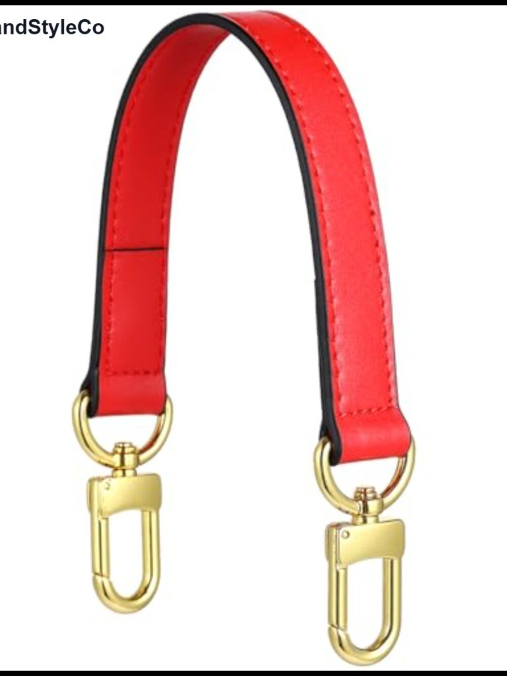 Vachetta Leather Purse Handle 12" Braided Strap Replacement with Clasps